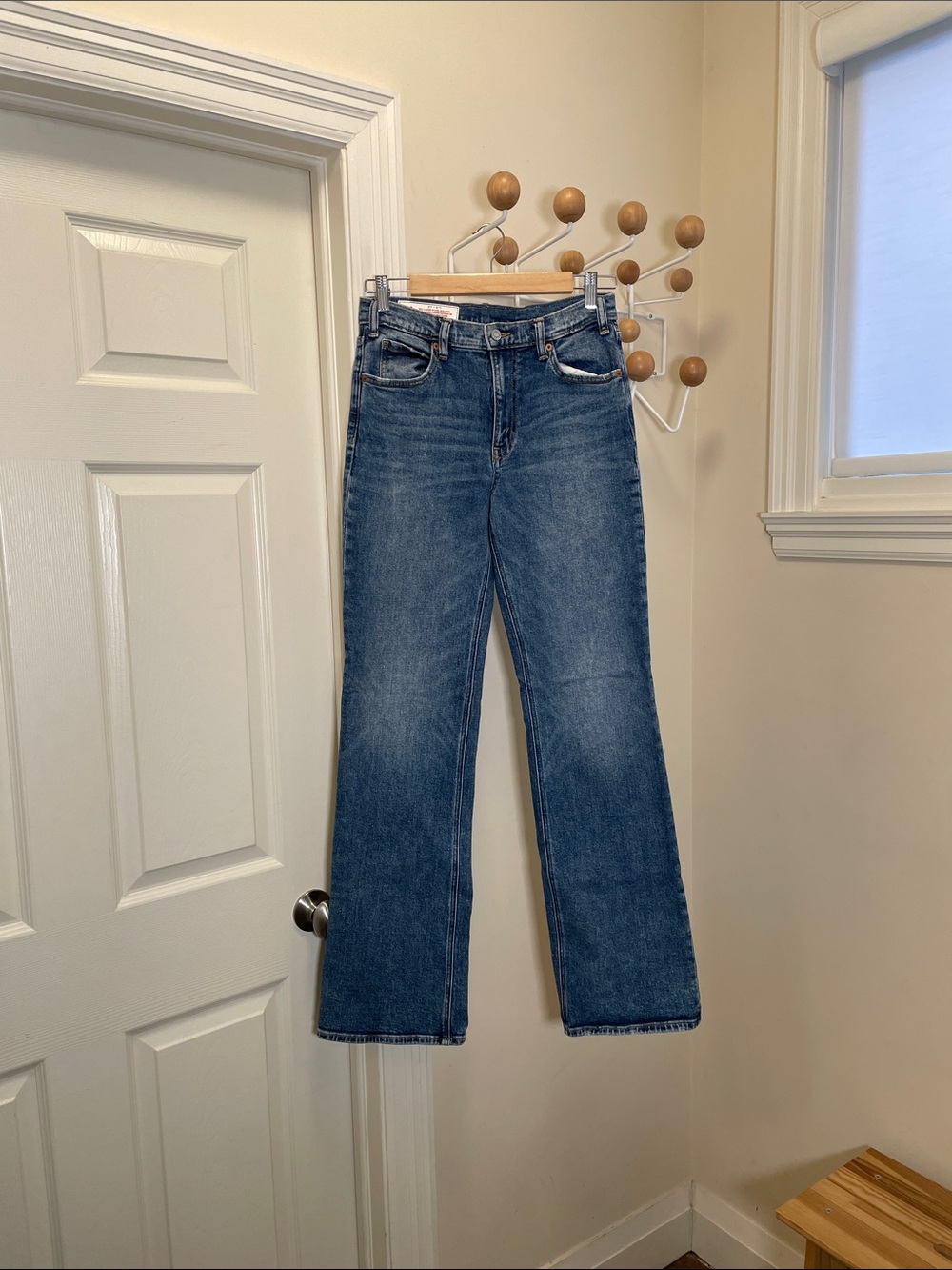 GAP - Tall 90s Loose Flair Mid Rise Blue - 27/4 Tall